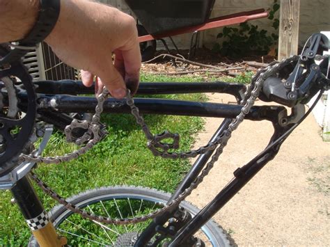 Bike Chain Twisted